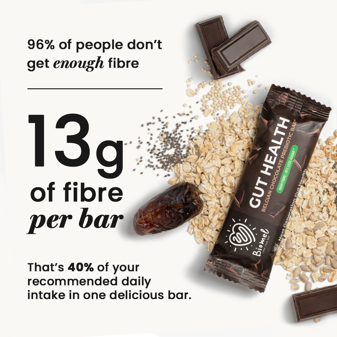 Bars — 13g fibre infographic