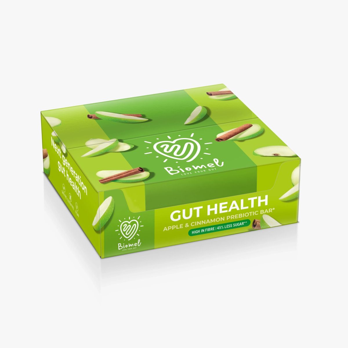 Apple & Cinnamon — shelf-ready pack box