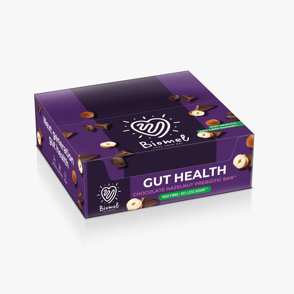 Chocolate Hazelnut — shelf-ready pack box