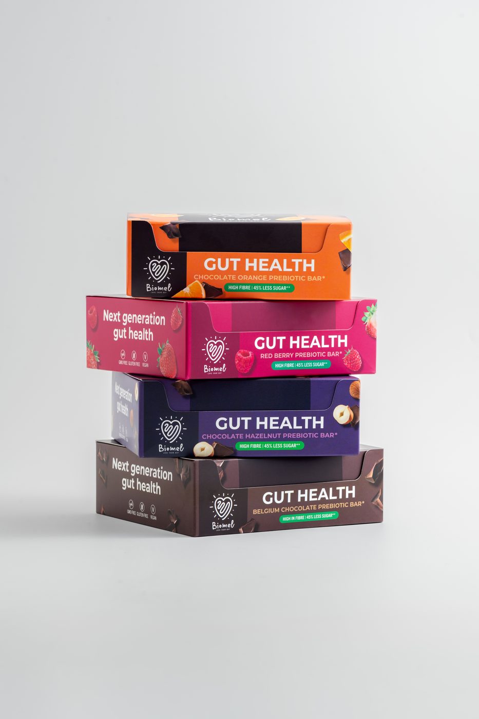 Biomel Gut Health Bars range