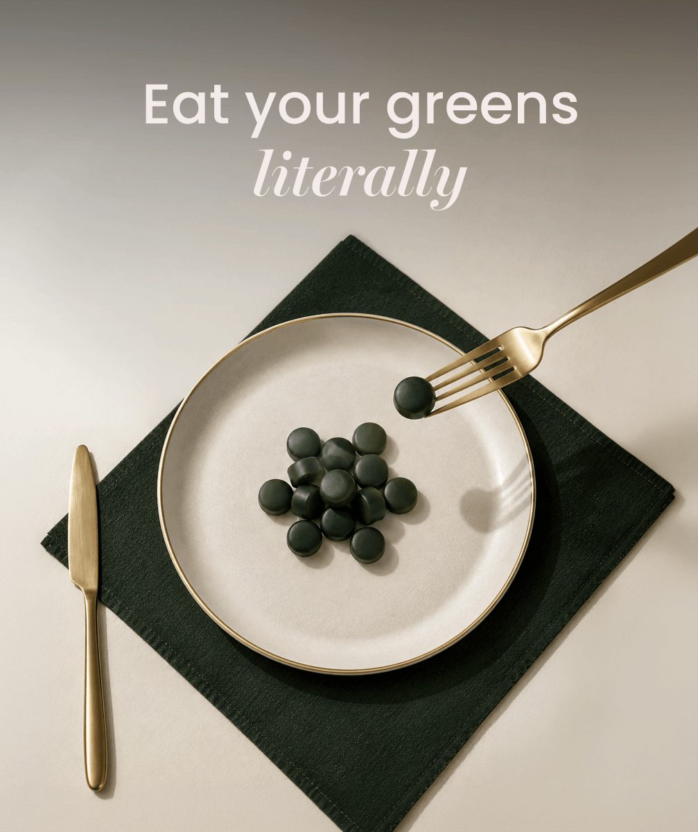 Eat your greens literally graphic