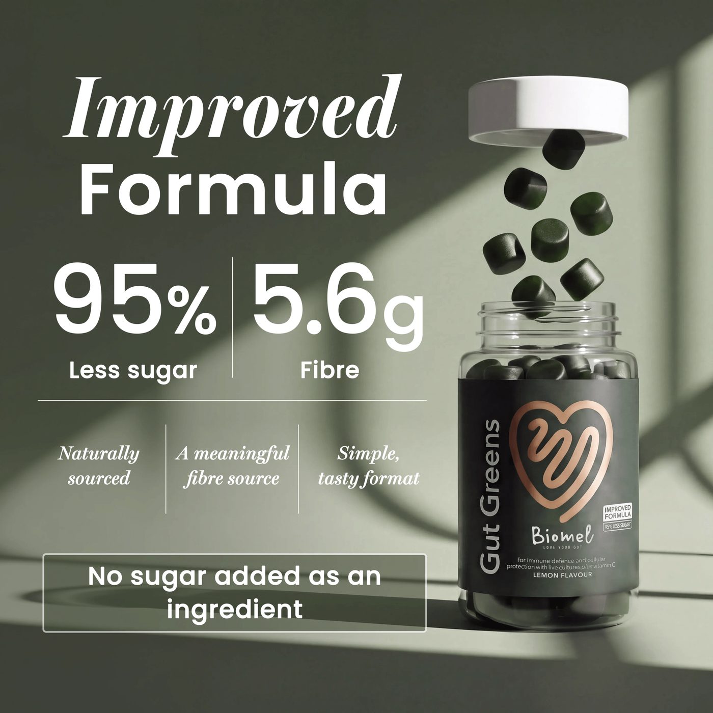 Improved formula infographic